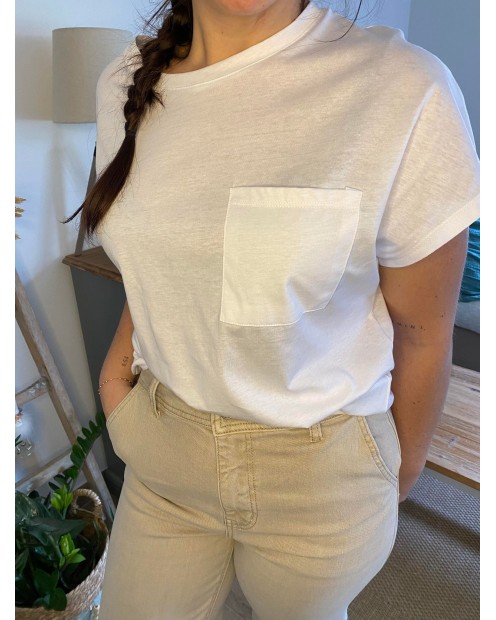 T-Shirt Mona blanc